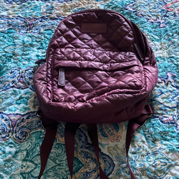 Danskin Handbags - Danskin Quilted Backpack in Rich Purple